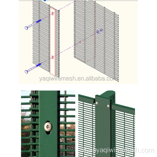 358 Fence a rete saldata di sicurezza galvanizzata anti-climb